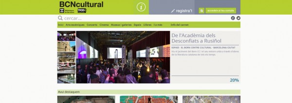 SEIC dissenya i crea el web BCN Cultural